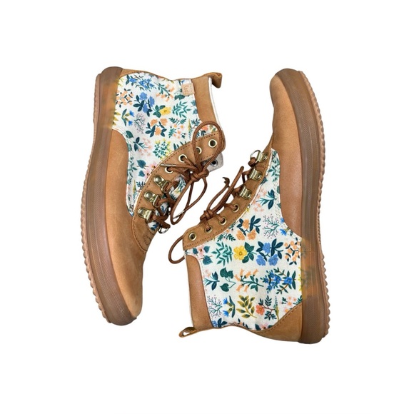 Keds Shoes - NWT Keds x Rifle Paper Co. Scout Boots in Wildflower Natural